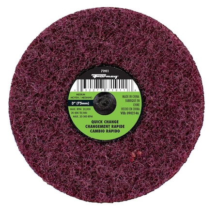 Forney Surface Prep Pad, 3 in Medium Grit 71911
